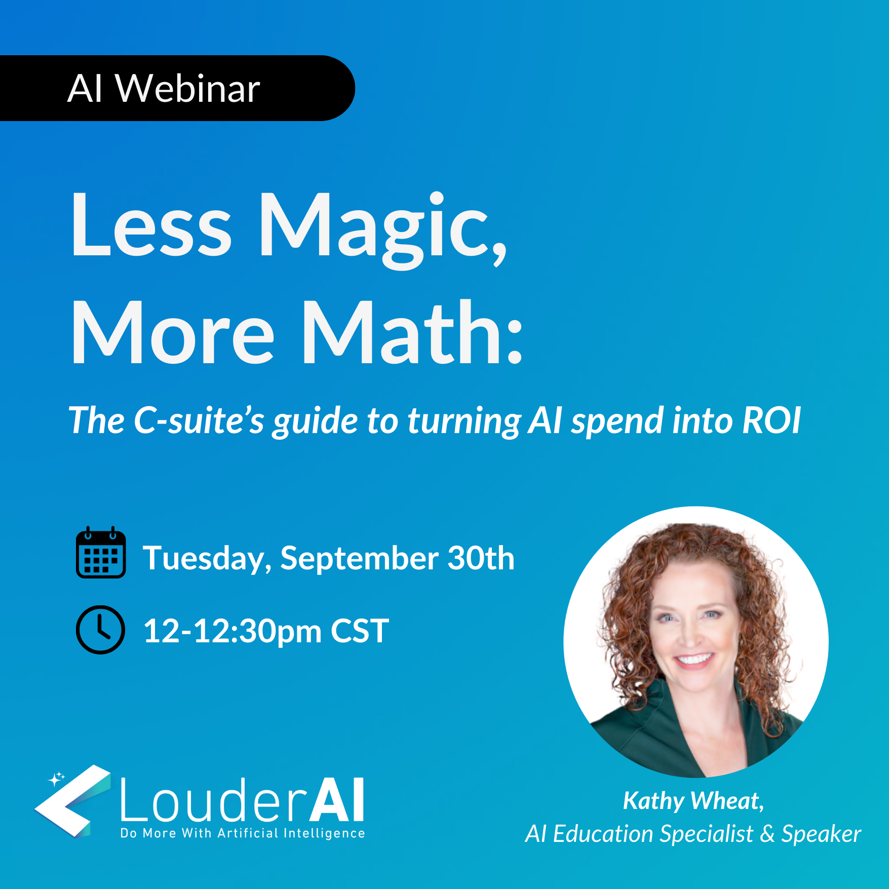 AI Webinar graphic eBook- less magic more math