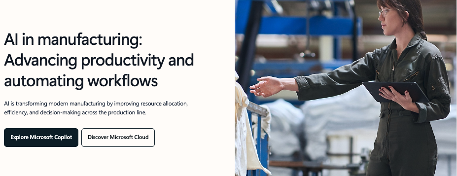 ai tools for manufacturing