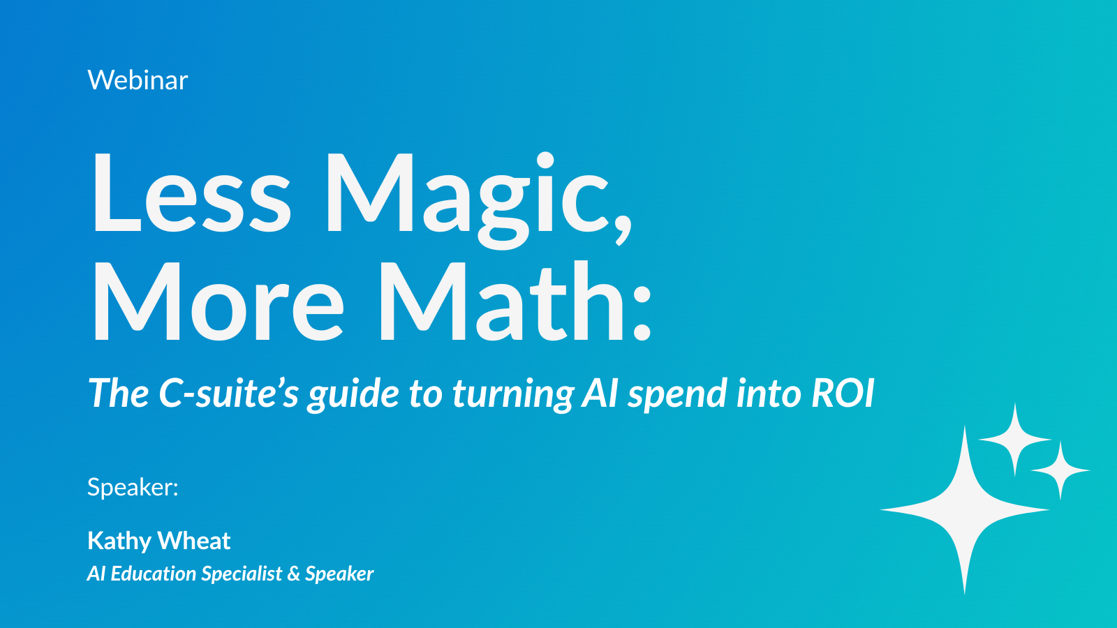 eBook- less magic more math